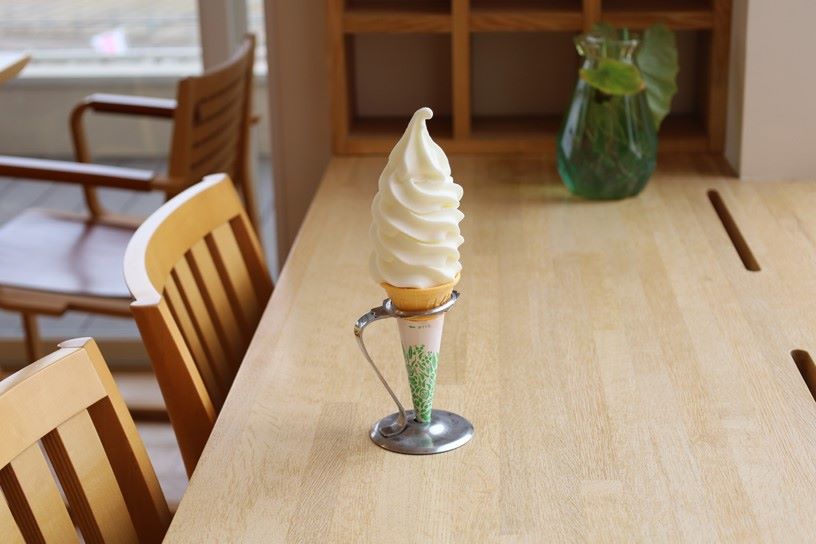 「町村農場」のソフトクリームは税込420円にて販売
